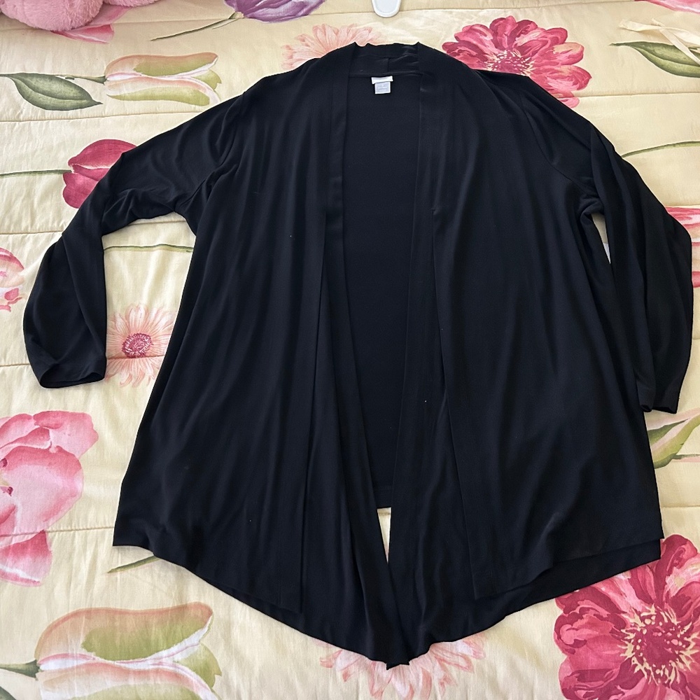 Black cardigan
